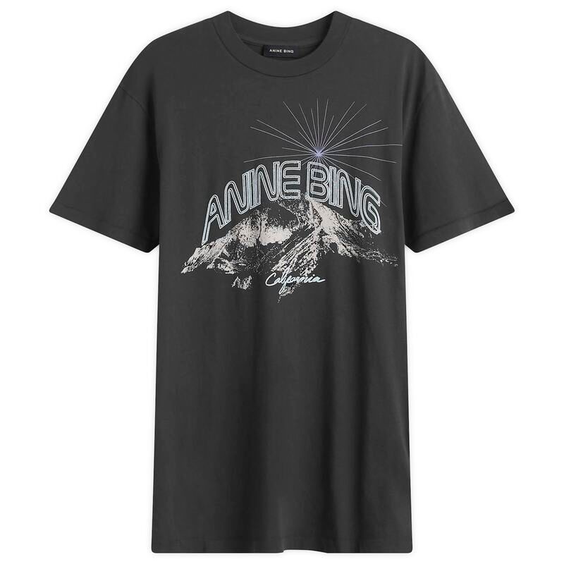 アニービン レディース トップス Tシャツ Anine Bing Walker TShirt Vintage Black ブラック