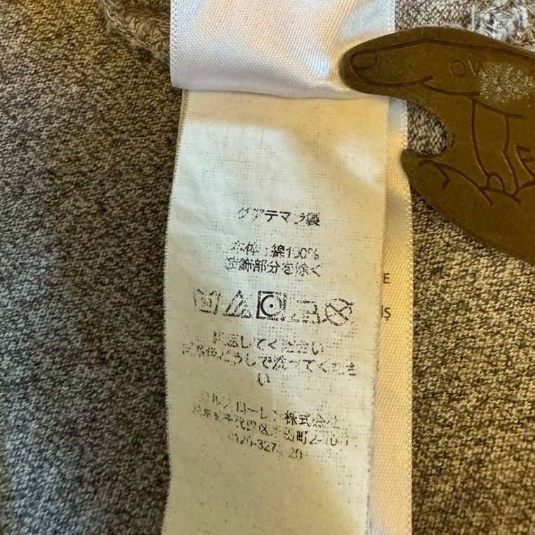 POLO RALPH LAUREN ポロ ラルフローレン 現行 黄色 QRコードタグ
