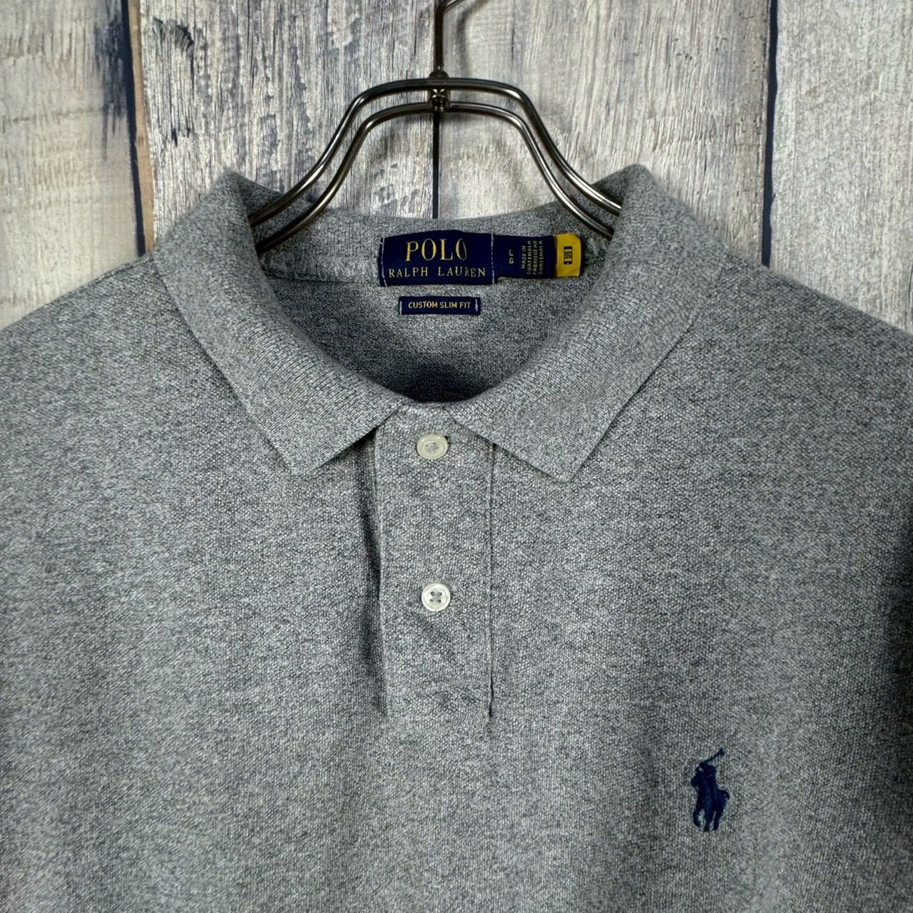 POLO RALPH LAUREN ポロ ラルフローレン 現行 黄色 QRコードタグ