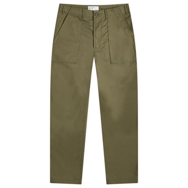 ユニバーサルワークス メンズ ボトムス カジュアルパンツ Universal Works Fatigue Pant Light Olive オリーブ