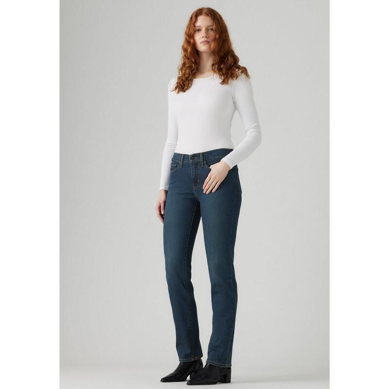 リーバイス レディース ボトムス デニムパンツ ジーンズ Levis 314 Shaping Straight Jeans Eternal Dark