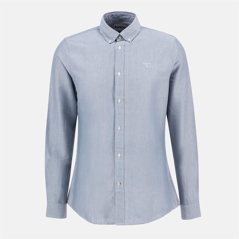 バブアー メンズ トップス シャツ オックスフォード ダウン Barbour Mens Oxford Buttondown Plain Shirt Bluestone BU43