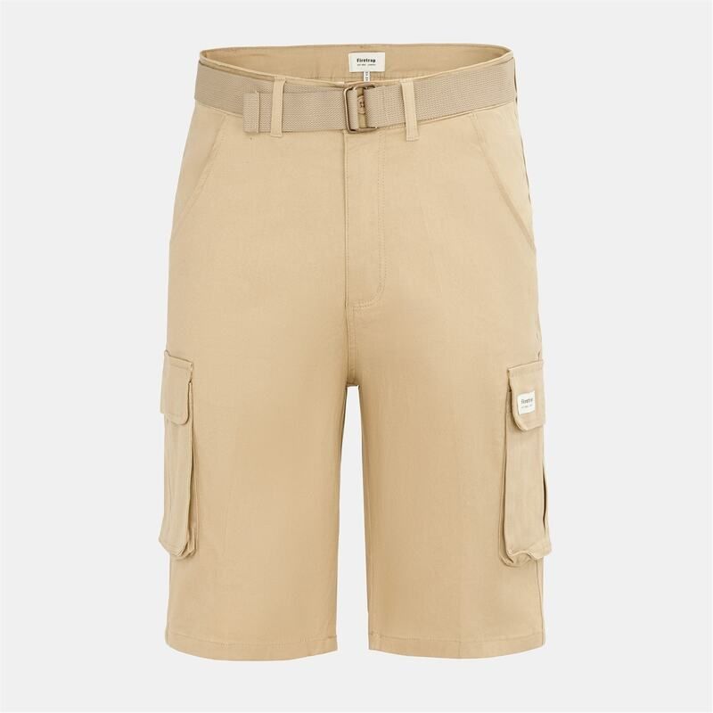ファイヤートラップ メンズ ボトムス ハーフパンツ・ショーツ ショートパンツ Firetrap Cargo Shorts Khaki カーキ