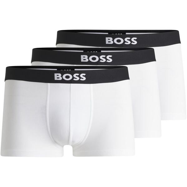 ボス メンズ アンダーウェア ボクサーパンツ Boss One Trunk 3pk White 100 ホワイト