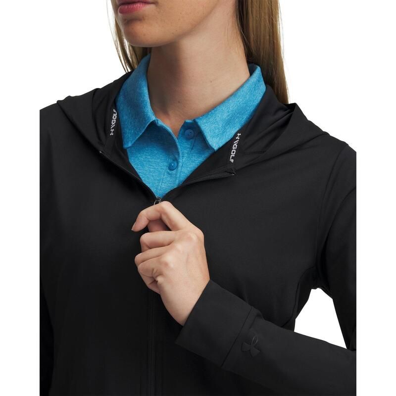 アンダーアーマー レディース アウター パーカー・スウェット ジャケット Under Armour Drive FullZiperformance Golf Jacket Black ブラック