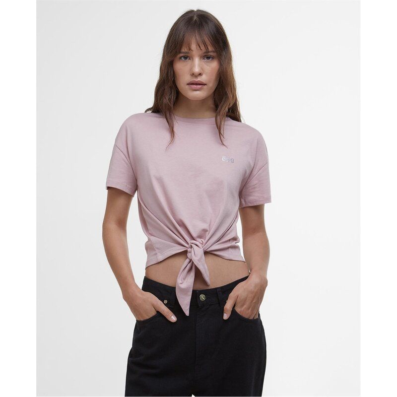 バブアー レディース トップス シャツ Barbour International Soules Top Pale Mauve