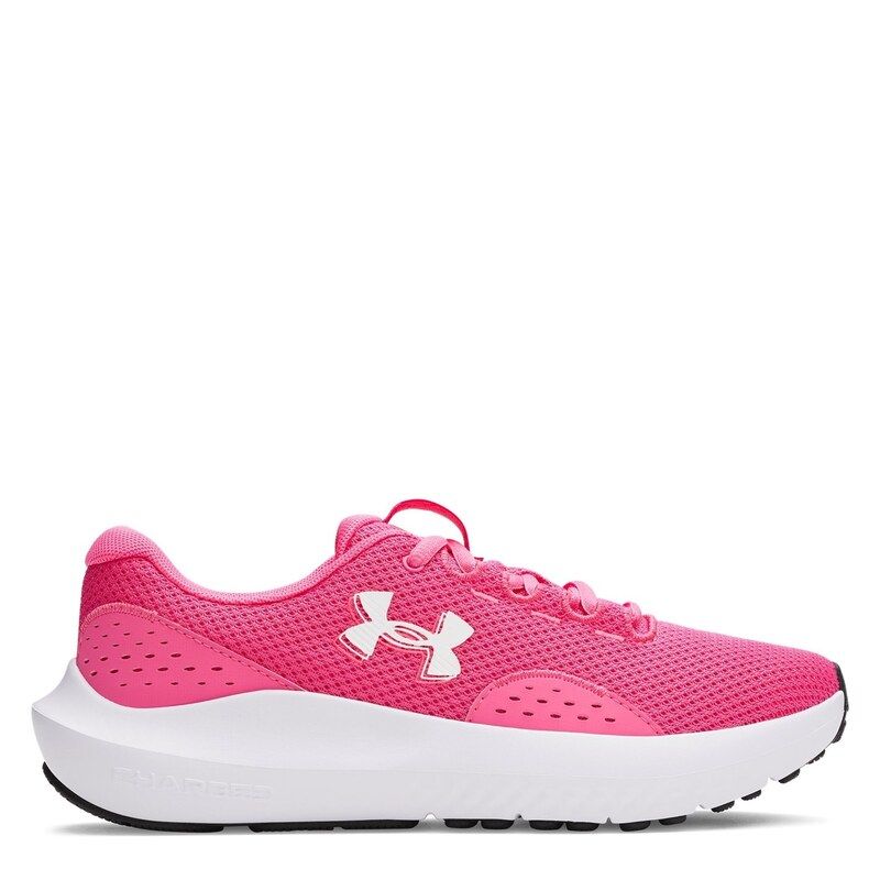 アンダーアーマー レディース シューズ スニーカー Under Armour Surge 4 Running Shoes Womens Super Pink ピンク