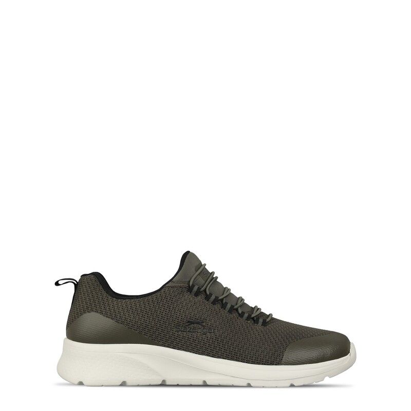 スラセンジャー メンズ シューズ スニーカー Slazenger Rotate Mens KhakiBlack ブラック