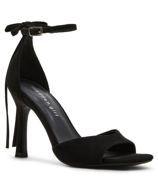 マッデンガール レディース シューズ サンダル ヒール Madden Girl Womens Bambie Bow HighHeel Dress Sandals Black ブラック