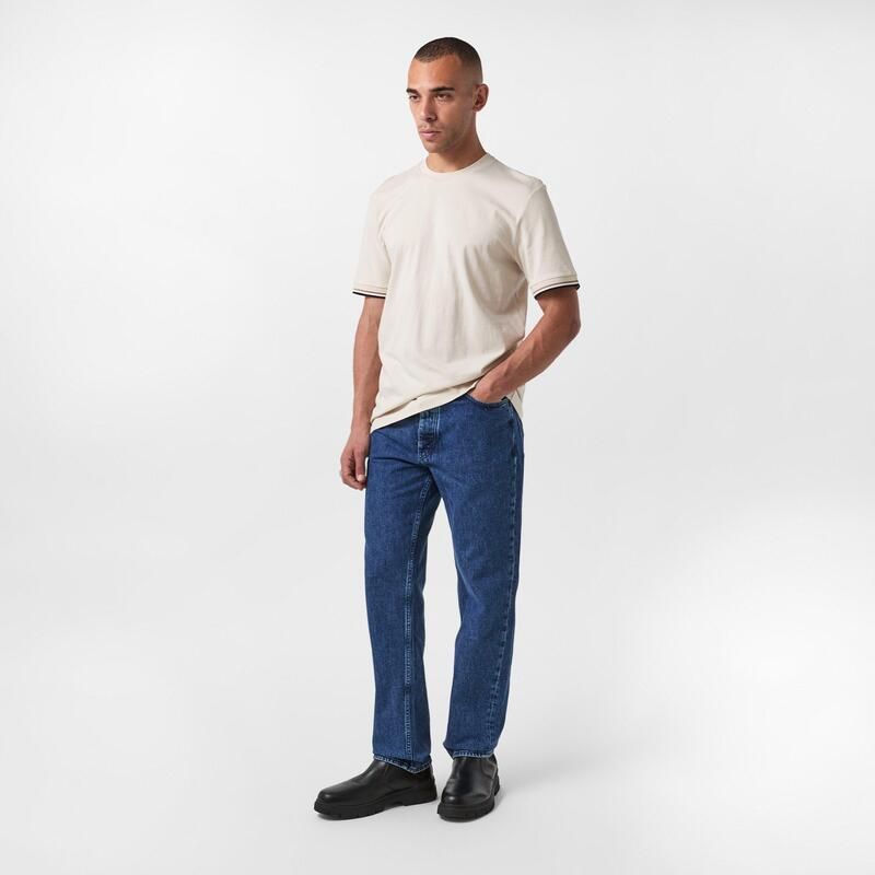 ボス メンズ ボトムス デニムパンツ スリムフィット ジーンズ Boss HAkron Slim Fit Jeans Medium Blue ブルー