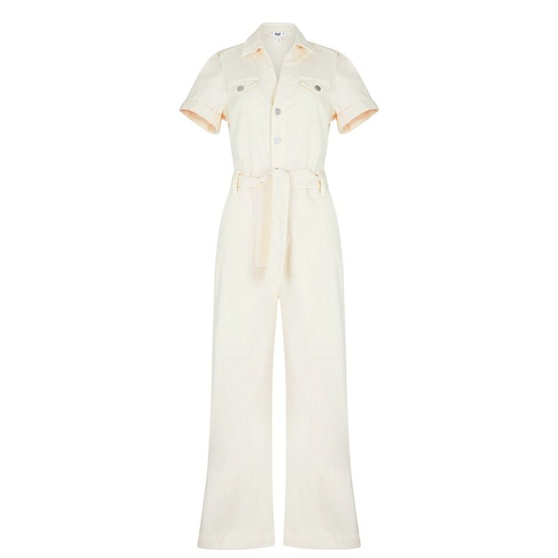 ペイジ レディース トップス ワンピース ジャンプスーツ PAIGE Anessa Jumpsuit Quartz Sand サンド