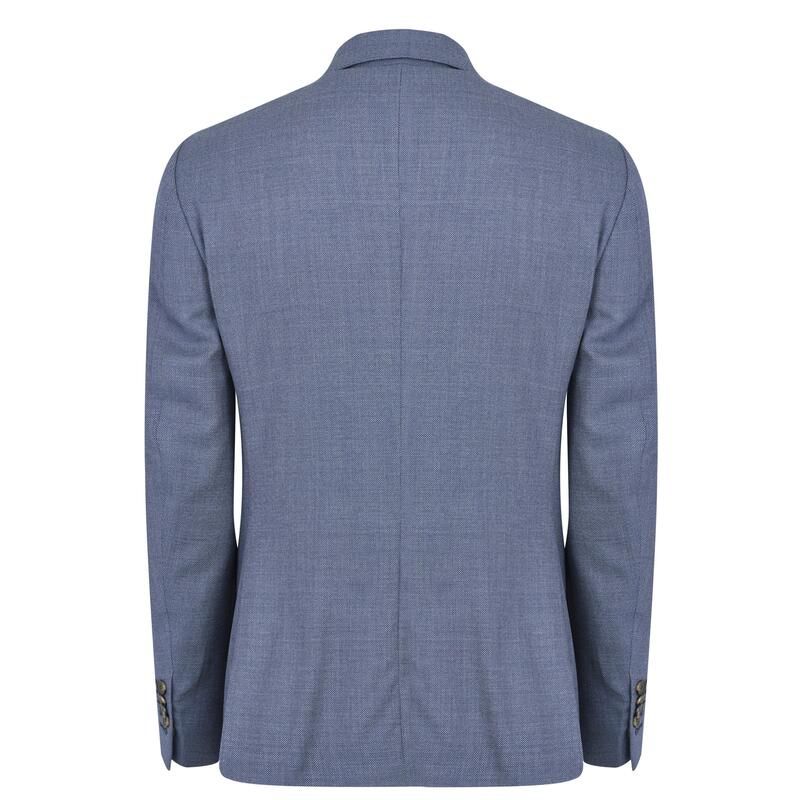 リチャード ジェームズ メンズ アウター ジャケット・ブルゾン Richard James Wilder Tailored Fit Blue Birdseye Suit Jacket Blue ブルー