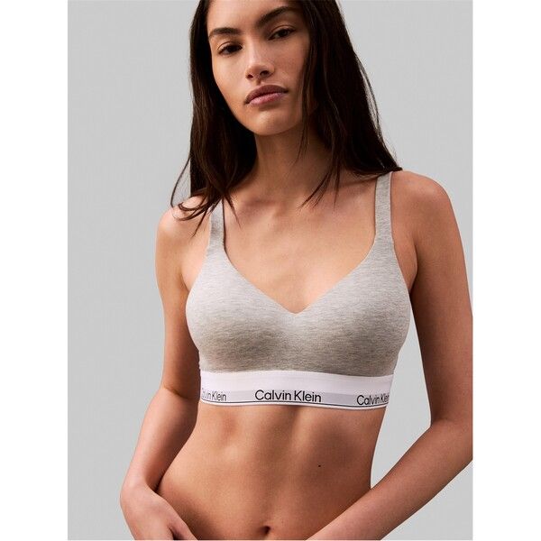 カルバンクライン レディース アンダーウェア ブラジャー Calvin Klein LIFT BRALETTE Grey Heather グレー