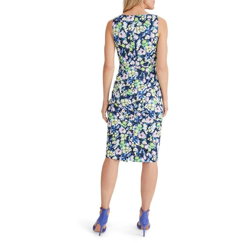 フェイズ・エイト レディース トップス ワンピース プリント スキューバ Phaseight Loretta Printed Scuba Dress French Navy M ネイビー
