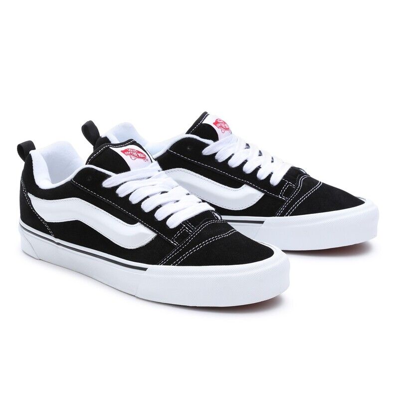 バンズ メンズ シューズ スニーカー Vans Knu Skool Sn00 BlackWhite ホワイト