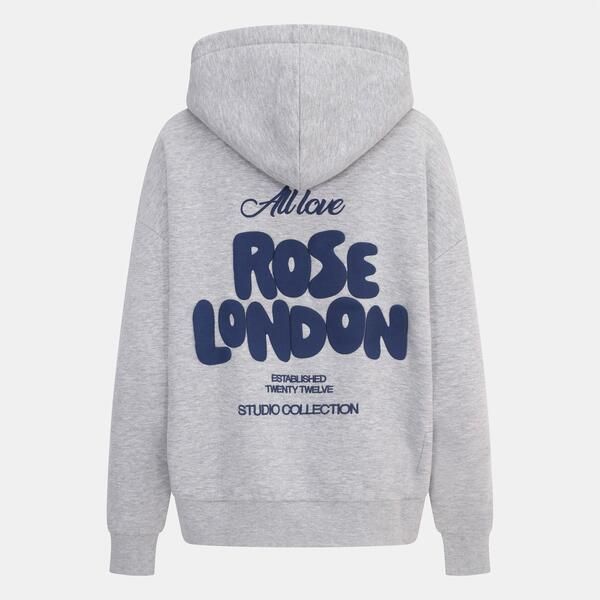 ローズロンドン レディース アウター パーカー・スウェット Rose London Allove Hoodie Grey Marl グレー