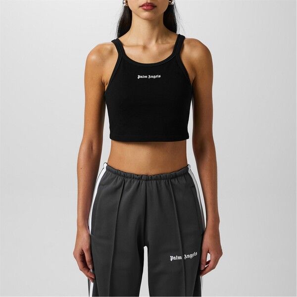 パーム・エンジェルス レディース トップス シャツ PALM ANGELS Palm Classic Tank Tp Ld52 BlackOff White オフホワイト