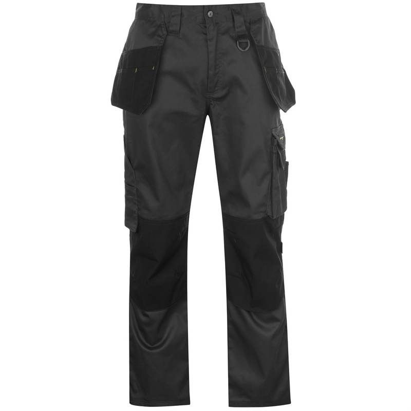 ダンロップ メンズ ボトムス カジュアルパンツ パンツ Dunlop On Site Trousers Mens CharcoalBlack ブラック