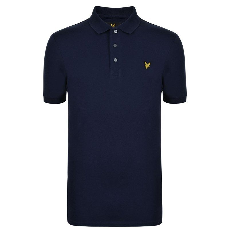 ライルアンドスコット メンズ トップス Tシャツ ポロシャツ ロゴ Lyle and Scott Logo Polo Shirt Navy Z99 ネイビー