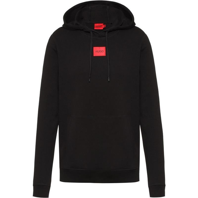 フューゴ メンズ アウター ニット・セーター パーカー Hugo Dartschi OTH Hoodie Black 001 ブラック