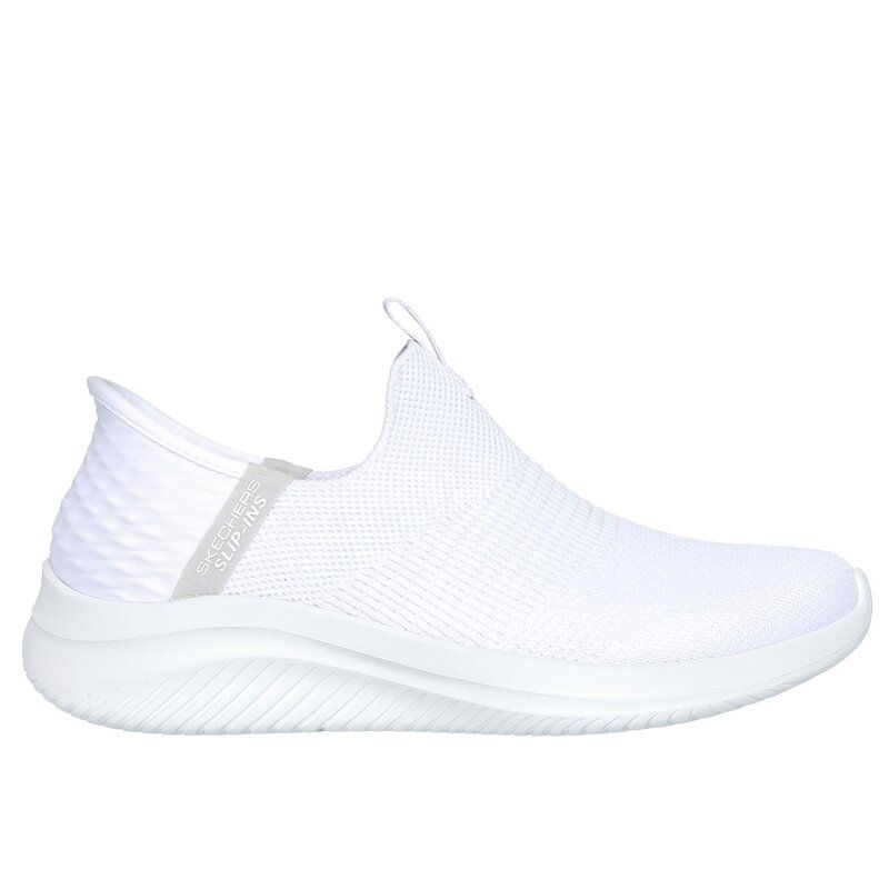 スケッチャーズ レディース シューズ スニーカー Skechers Slipins Ultra Flex 30 Cozy Streak White ホワイト