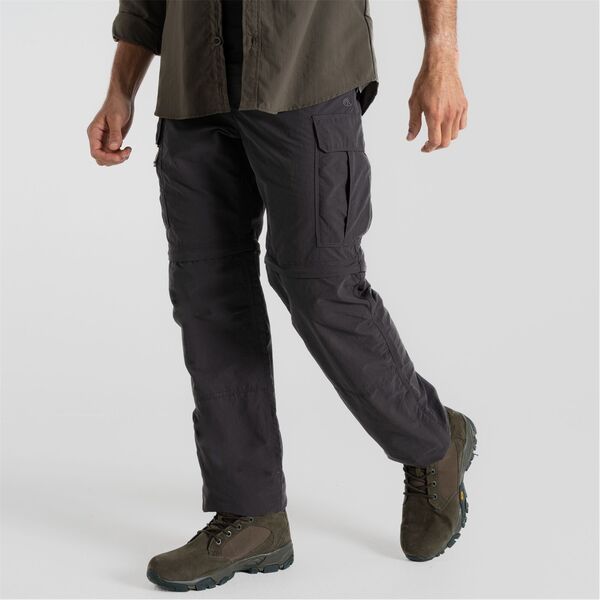 クラッグホッパーズ メンズ ボトムス カジュアルパンツ Craghoppers NLCONVCARGOTRSIII Black Pepper ブラック