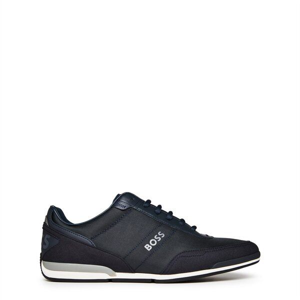 ボス メンズ シューズ スニーカー Boss Saturn Trainer Navy 401 ネイビー