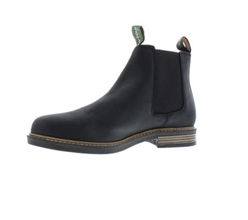 バブアー メンズ シューズ ブーツ・レインブーツ チェルシーブーツ チェルシー Barbour Mens Farsley Chelsea Boots Black BK11 ブラック