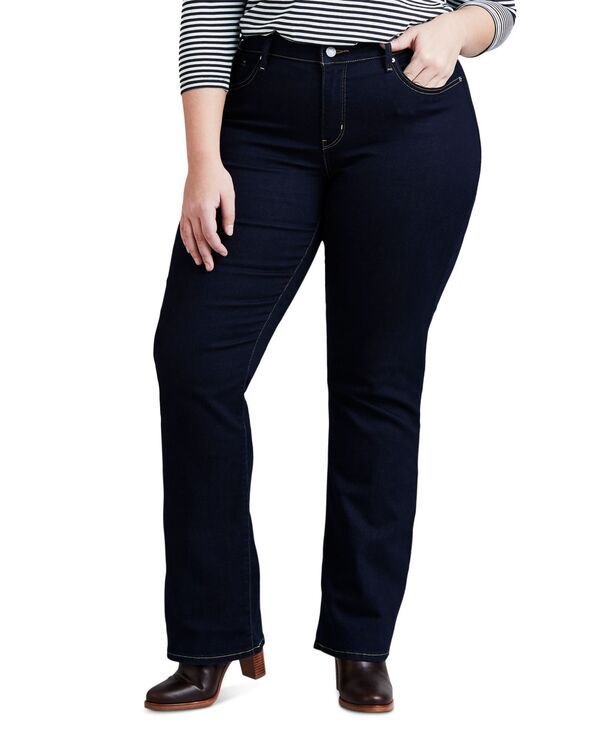 リーバイス レディース ボトムス デニムパンツ ブーツカット ブーツ ジーンズ Levis 315 Shaping Mid Rise Lightweight Bootcut Jeans 2426W Darkest Sky