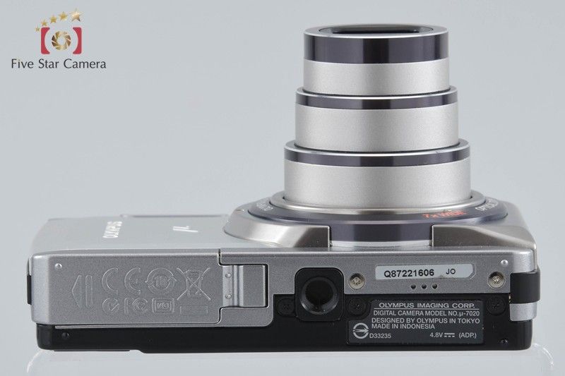 G2313】 OLYMPUS μ-7020 シルバー オリンパス ミュー カメラ
