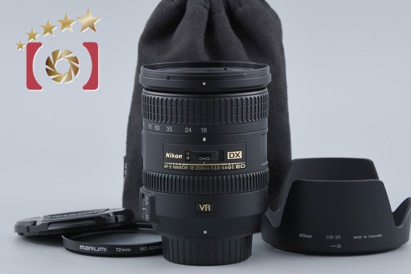 【中古】Nikon ニコン AF-S DX NIKKOR 18-200mm f/3.5-5.6 G II ED VR 20,850円