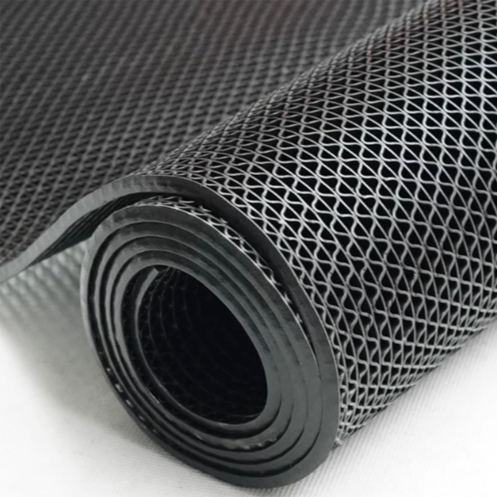 滑り止めマット 屋外 黒 90cm×1m 高規格5.5mm厚 強化型 耐久性アップ PVC ゴムマット 玄関 洗い場 浴室 屋内 転倒防止 業務用 介護施設 歩行 通路 風呂 浴室 駐車場 ベランダt fe371d4e