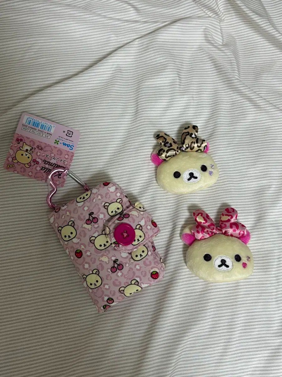 サンエックス コリラック（SAN-X Rilakkuma）レオパード 財布 バッジ セット
