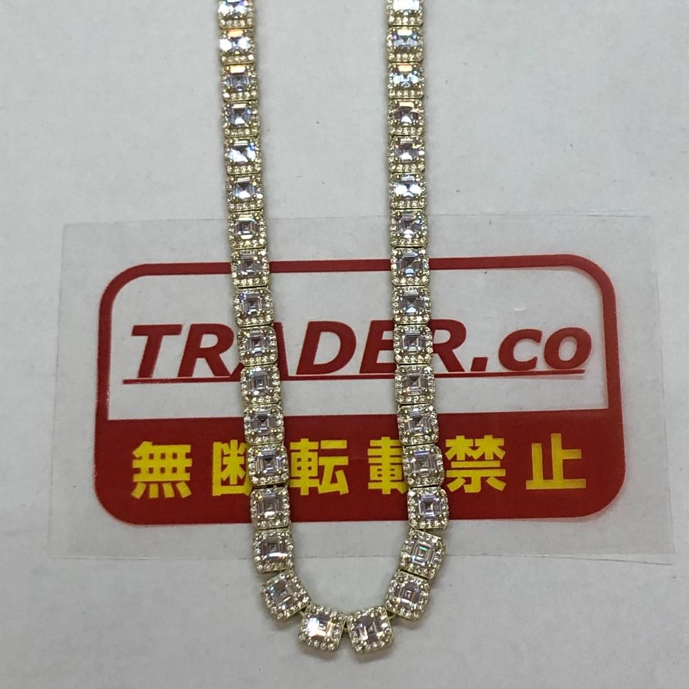 04w6986∞※【中古】 テニスチェーン ネックレス ゴールド 925 【八王子店】