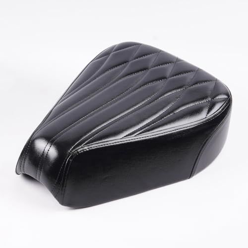 HI-LINE バイクシート クロスカブ50/110 スーパーカブ50/110 LITEにも対応 交換用 ソロシート ローシート仕様 ダイヤモンドステッチ 外装 カスタムパーツ アクセサリー 日本語取扱説明書付き (ブラック)(沖縄・離島の方 1cb956a8