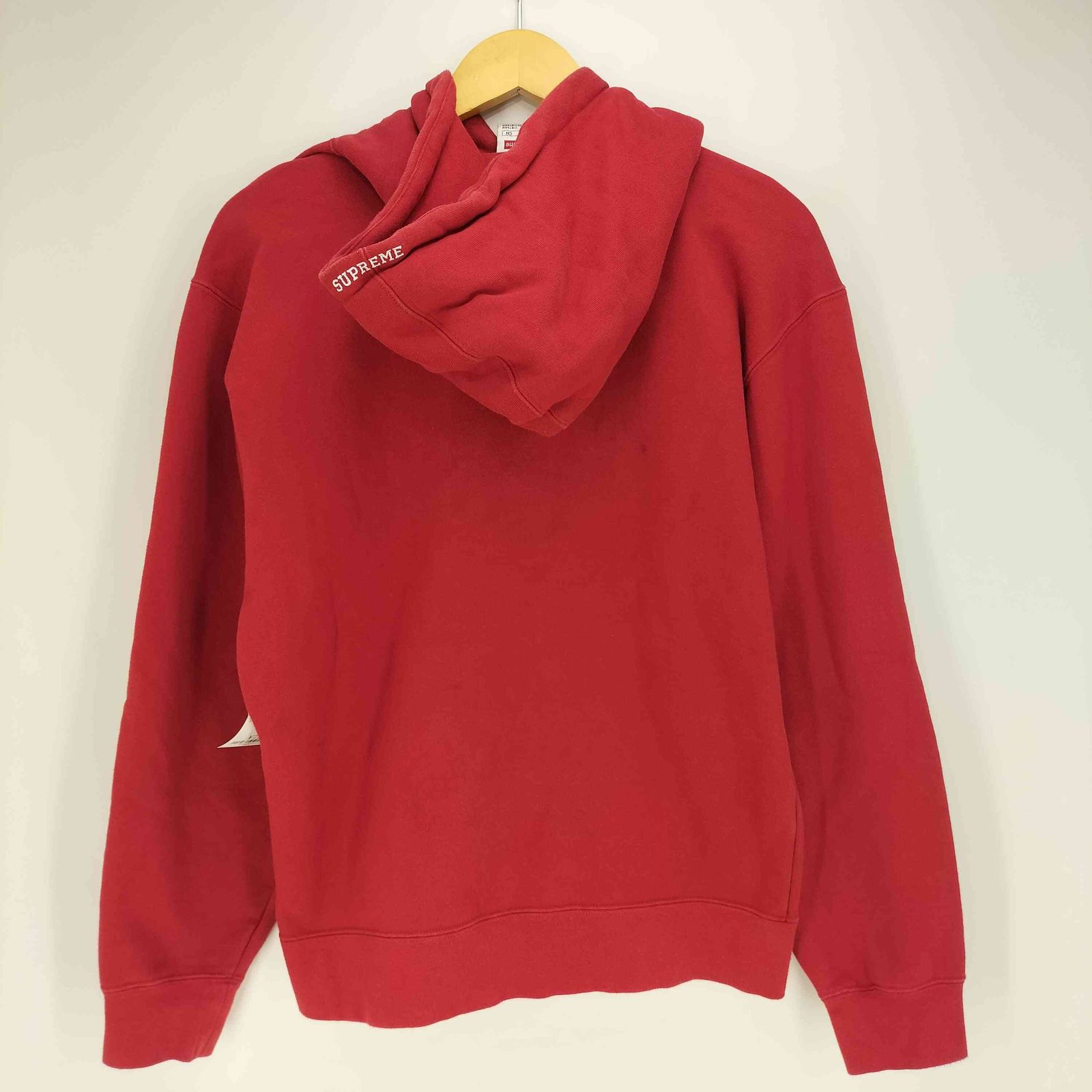 シュプリーム Supreme 19AW Leather Applique Hooded Sweatshirt 