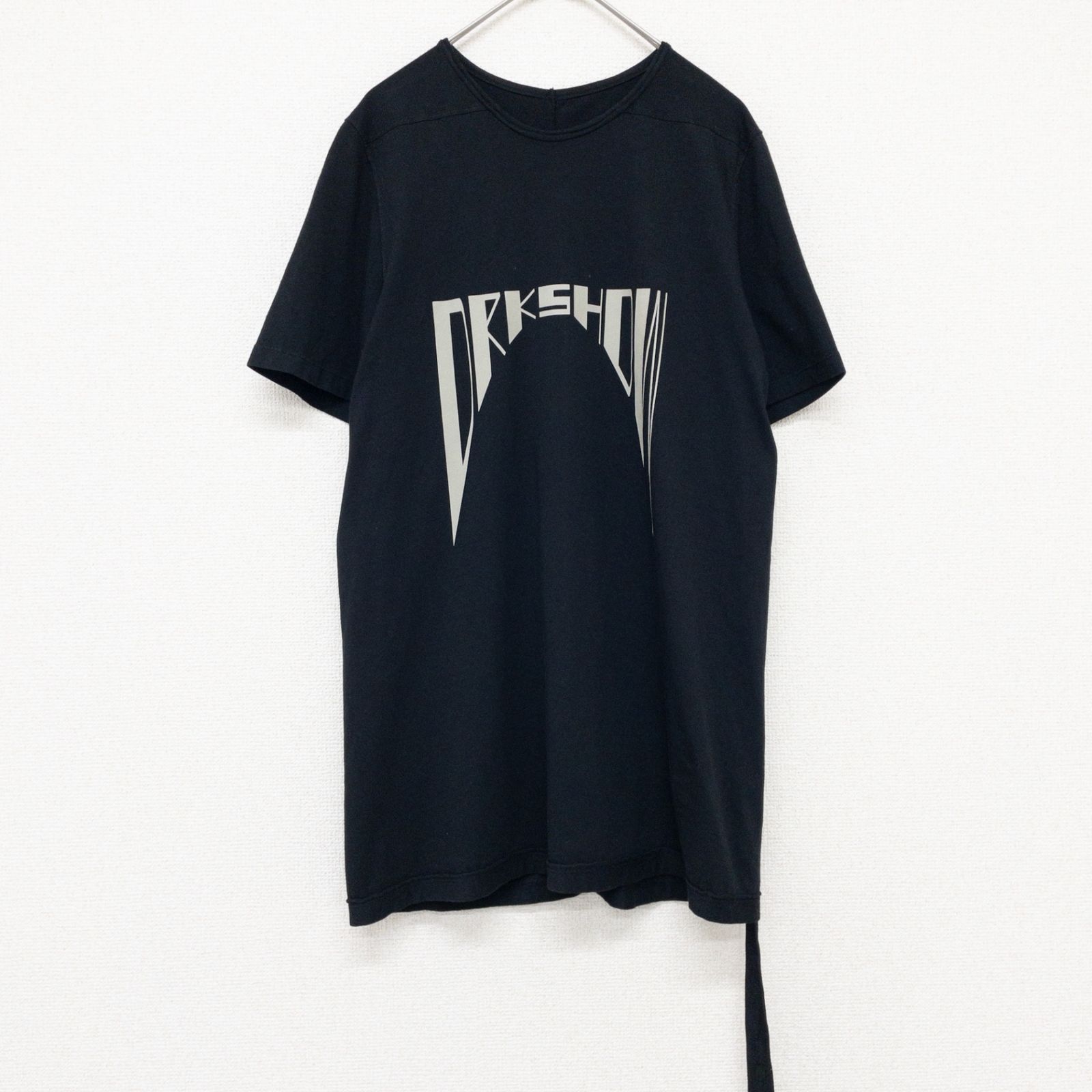 DRKSHOW Rick Owens リックオウエンス ダークシャドウ Tシャツ カットソー コットン ブラック ポルトガル製 メンズ S b01522