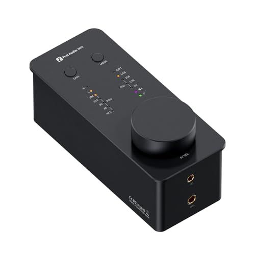 Fosi Audio SK02 DAC アンプ 小型 ヘッドホンアンプ デスクトップ USB C to AUX デジタル アナログオーディオンバータアダプター コンパクト プリアンプ ホームオーディオ 家庭用 光入力 3.5mm 4.4mm バランスコン″mn