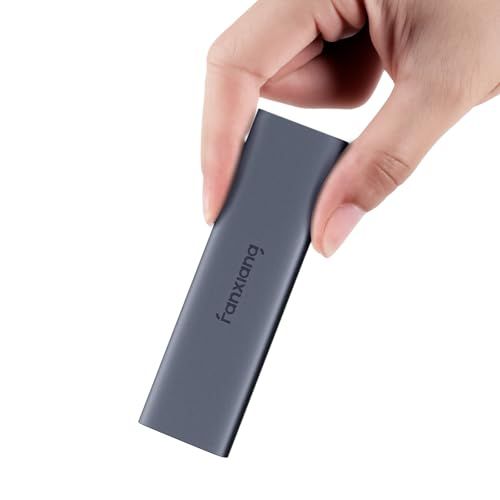 Fanxiang 外付けSSD 500GB 【超軽量高速SSD】ポータブル外付けSSD 最大1050MB/s USB 3.2 Gen2 携帯便利 データ暗号化 ハードディスク 軽量 小型 静音 ノートPC/タブレッ/iPhone対応 高速ポータブル ゲー″mn