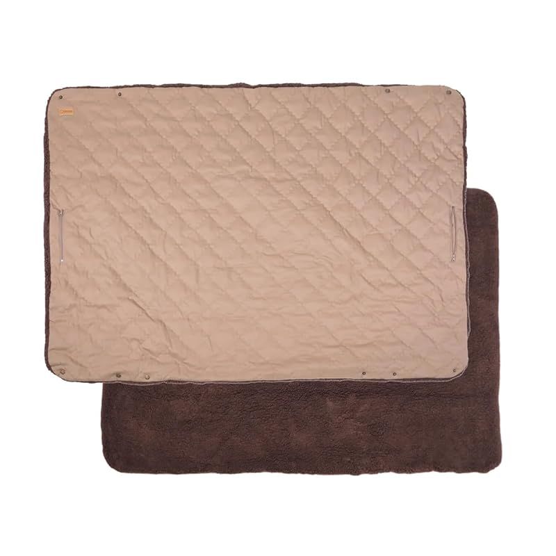S'more(スモア) コロネブランケット ブランケット アウトドア キャンプ 難燃 撥水加工 2WAY (ブラウン)