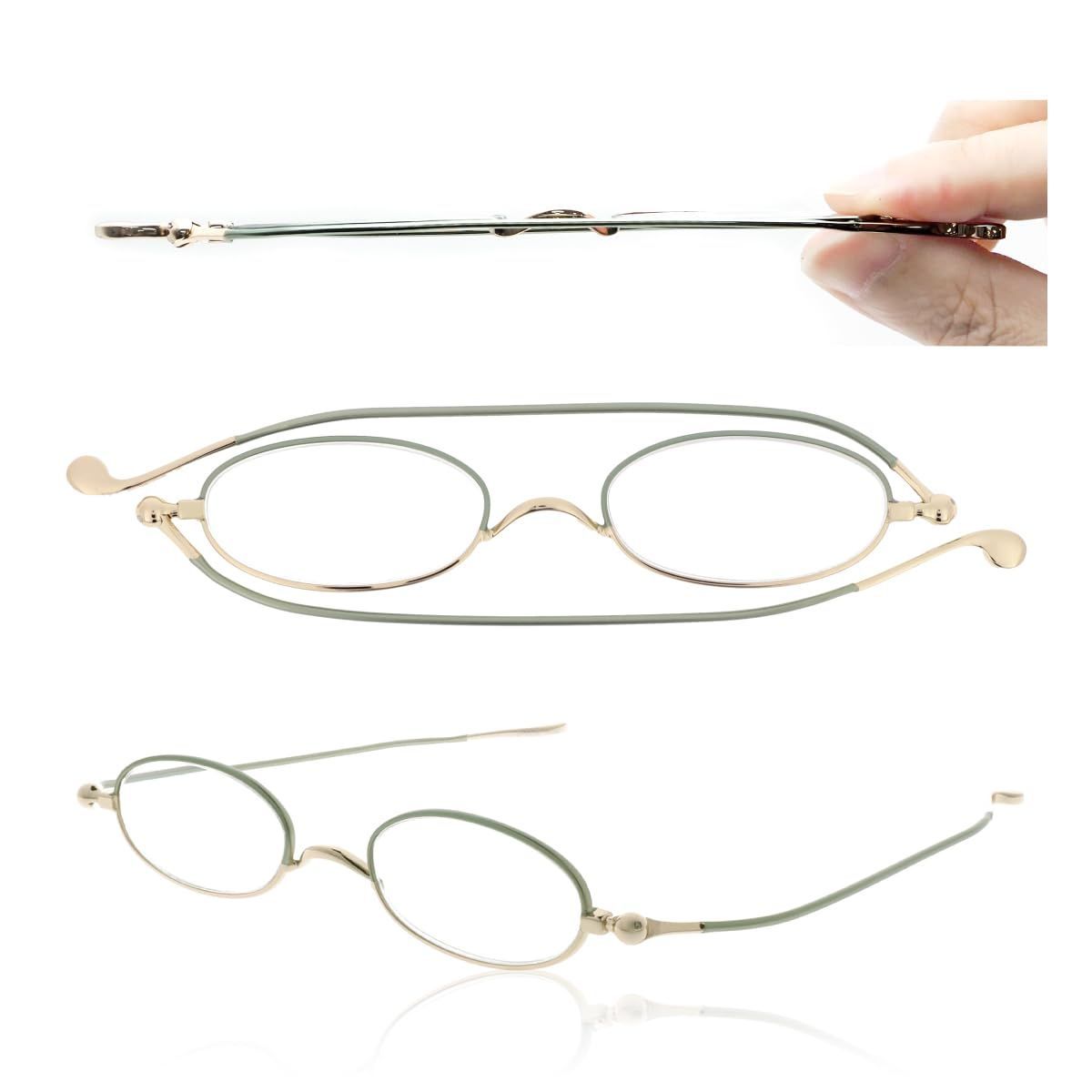 【人気商品】UVカット ブルーライトカット 鯖江メーカー企画 オーバル おしゃれ レディース リーディンググラス SI-10 薄型 老眼鏡