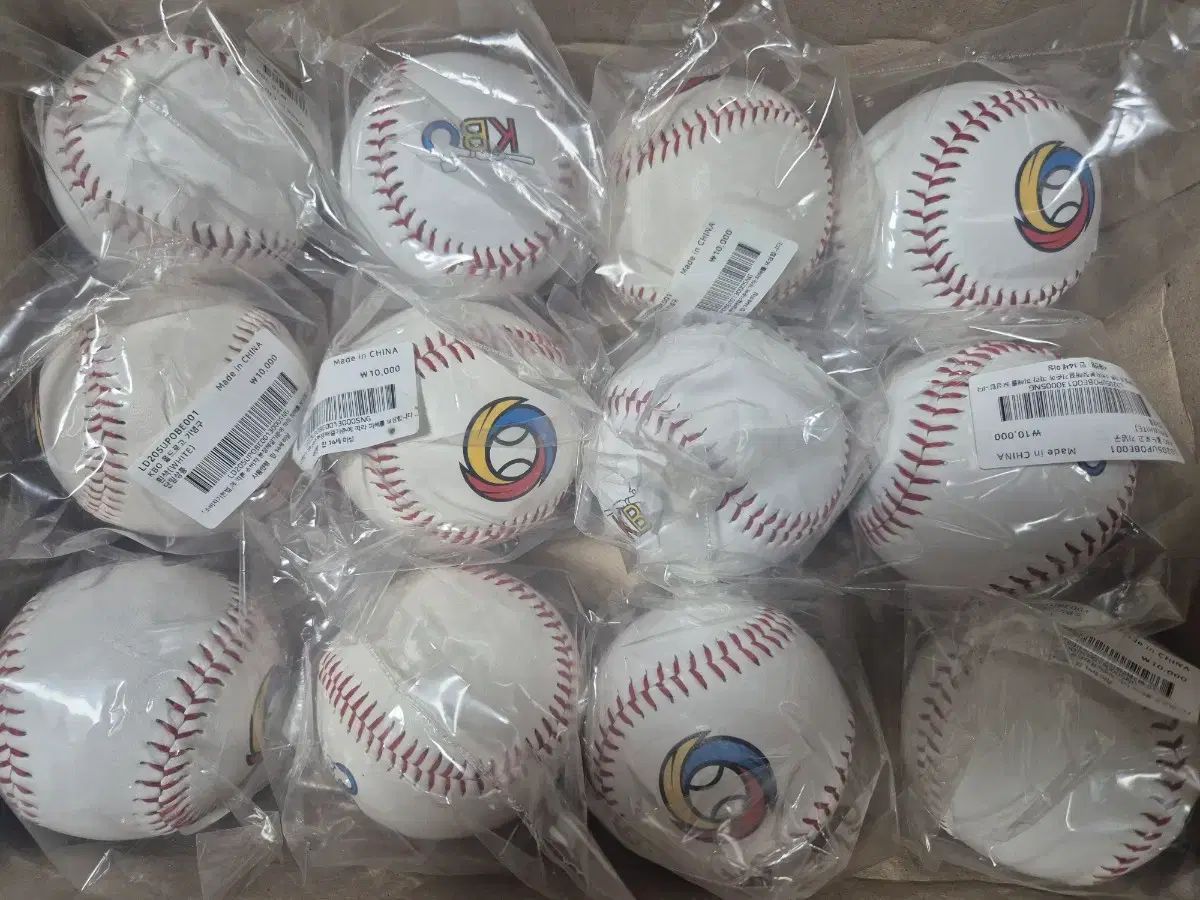 KBO オールド ロゴ ボール まとめ 未開封 正規 12種