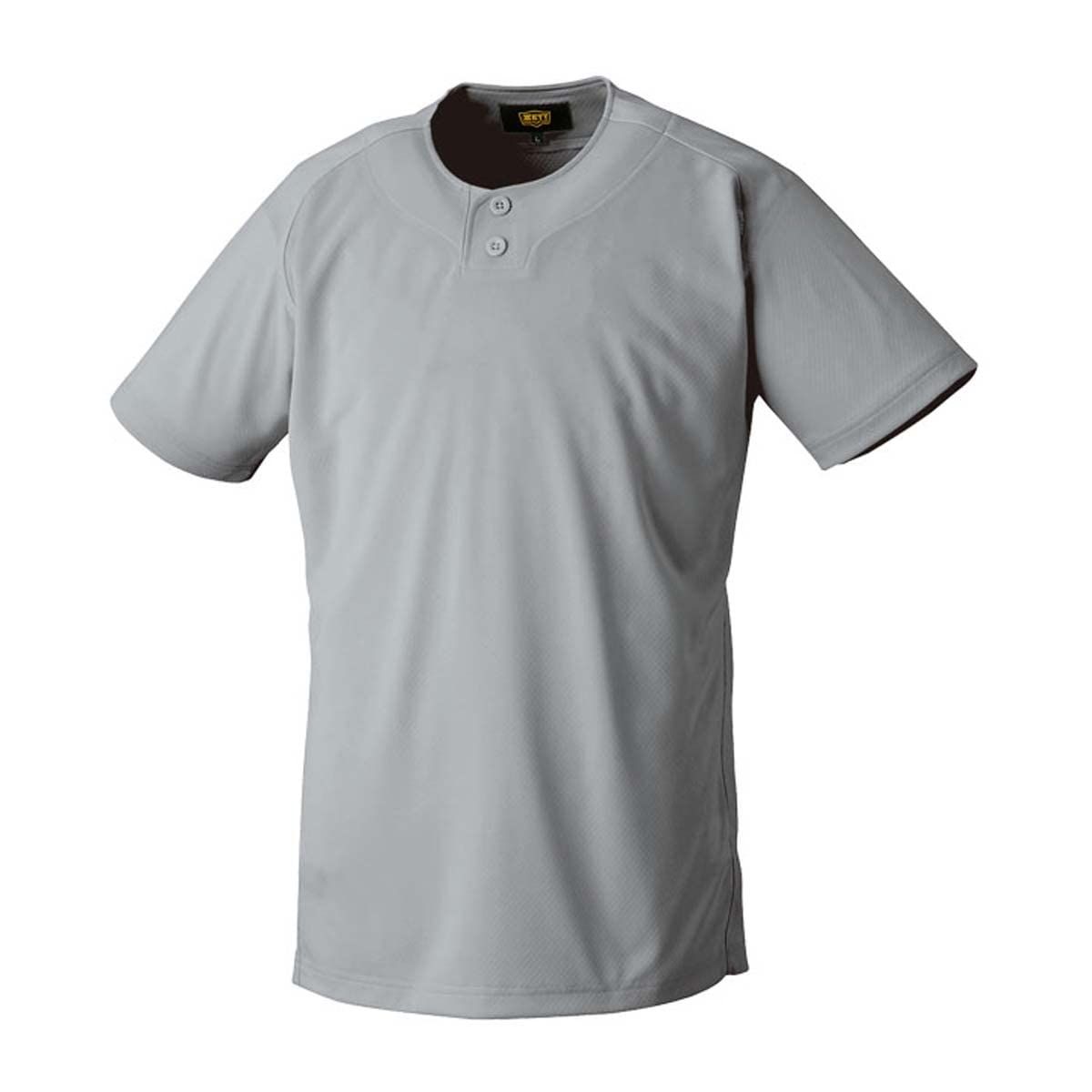 新品 ゼット(ZETT) 野球 ベースボールTシャツ プルオーバーベースボールシャツ シルバー(1300) XOサイズ BOT721