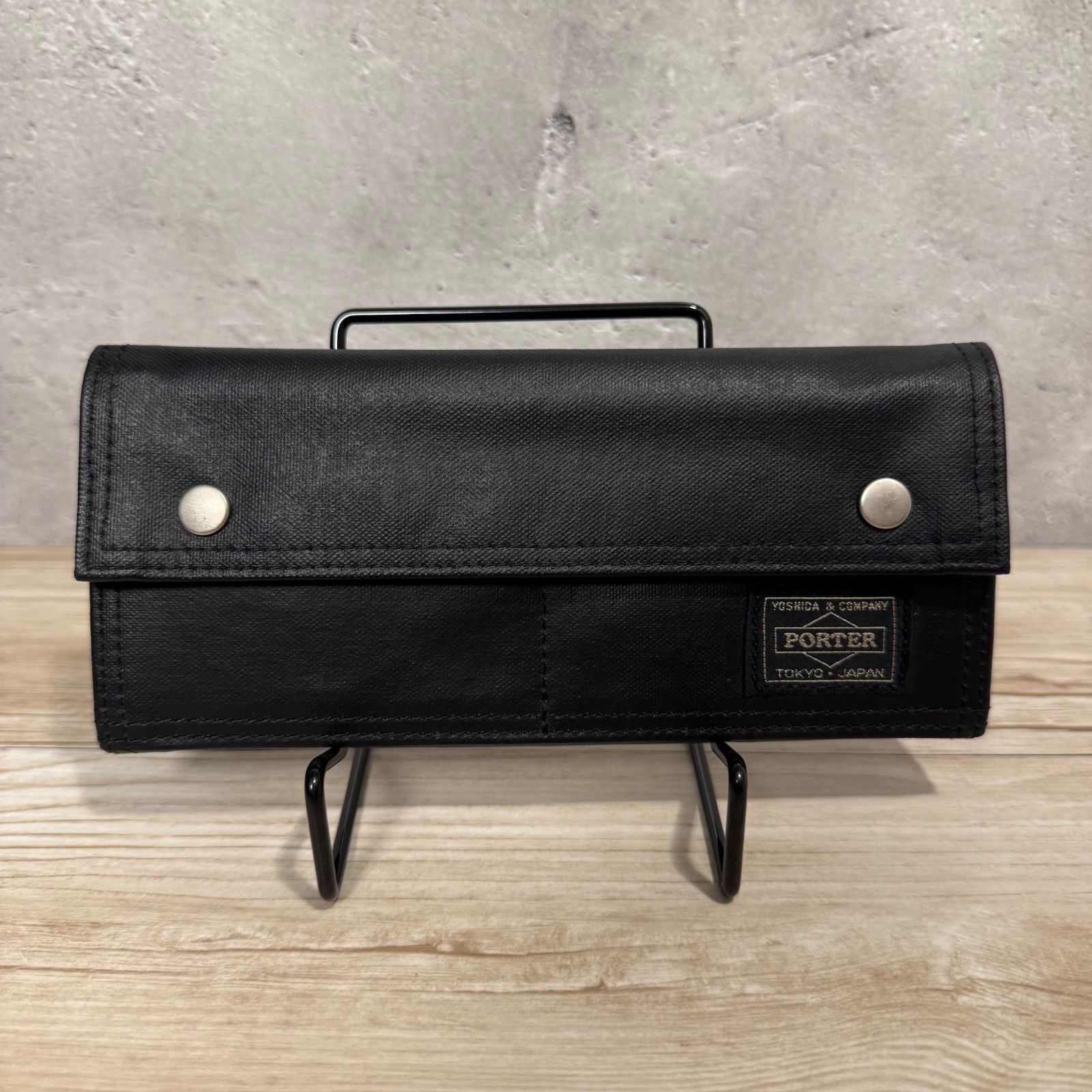 ✨PORTER フリースタイル 長財布 レザー ブラック 吉田カバン 美品 Q3-1036