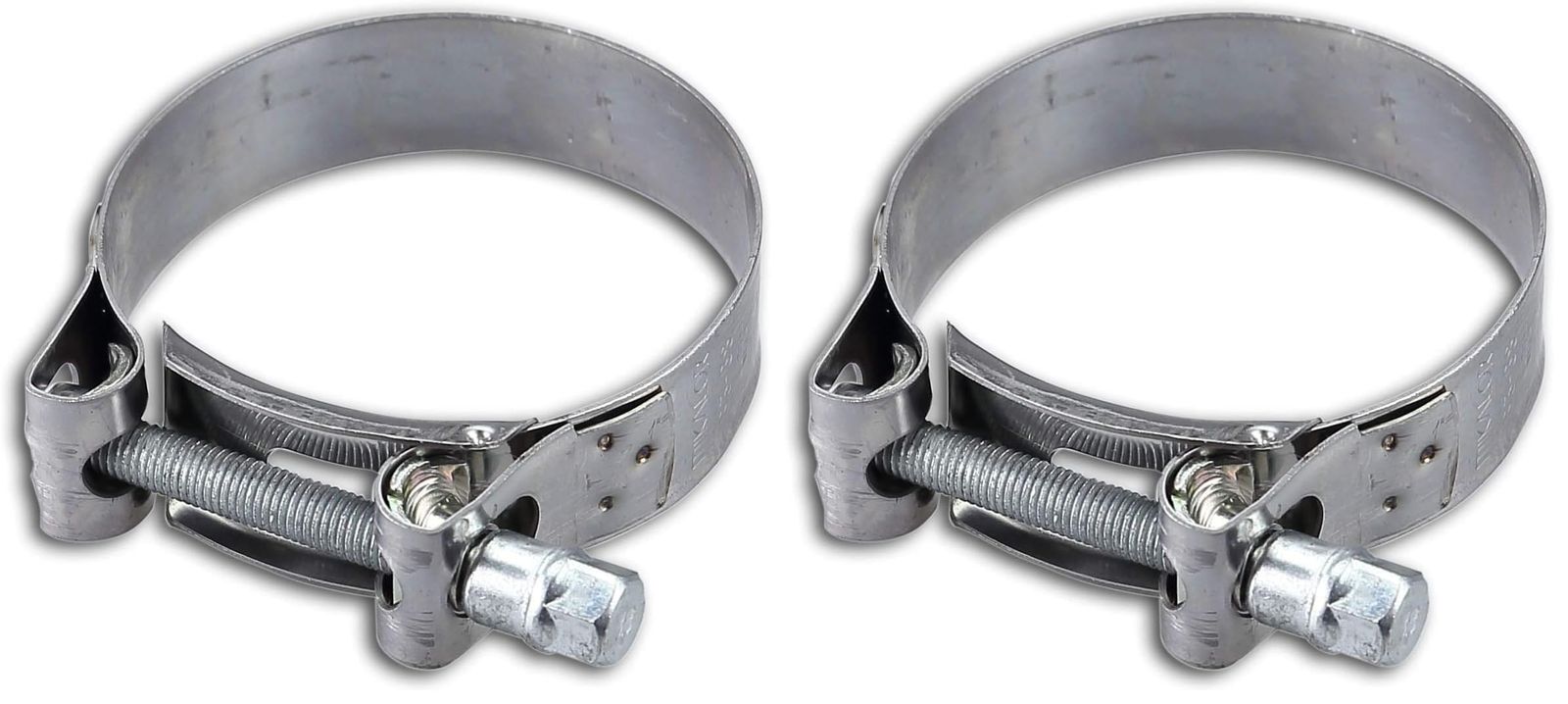 新品 キジマ(Kijima) マフラーバンド 63-68mm バンド部ステンレス/ボルト部スチール 209-2607 (× 2)
