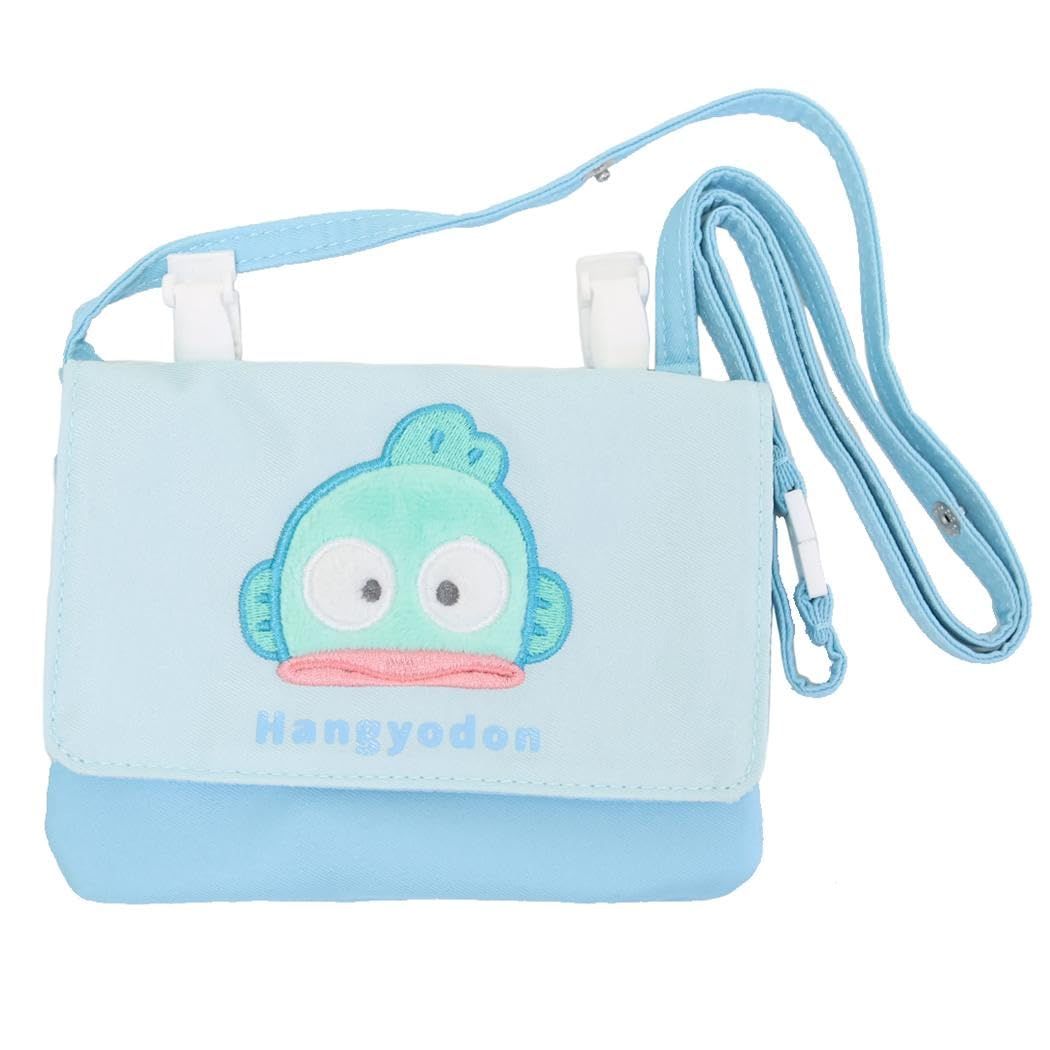 新品 サンリオ ハンギョドン ショルダーひもつきどこでもポッケ