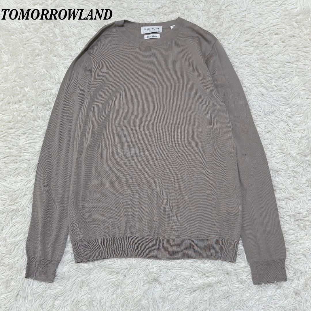【美品】 TOMORROWLAND HandFrame 長袖薄手ニット S