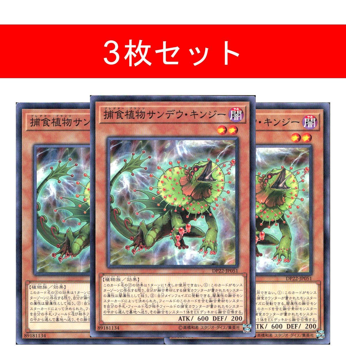 捕食植物サンデウ・キンジー【3枚セット】 - メルカリ
