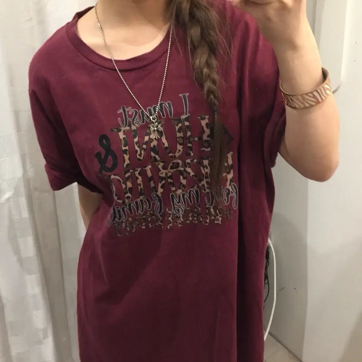 GILDAN ギルダン ヒョウ柄 レオパード ギャル パンク ロックスター オーバーサイズ 半袖Tシャツ