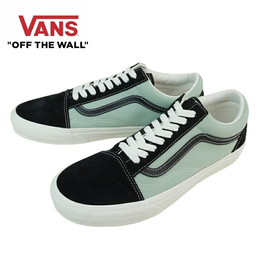VANS バンズ ヴァンズオールドスクール OLD SKOOLBASICS GRAY MIST ベーシック グレーミストミント グレー ブラック ストリート 定番スエード キャンバス メンズ レディース スニーカー 靴 ローカット スケシュー